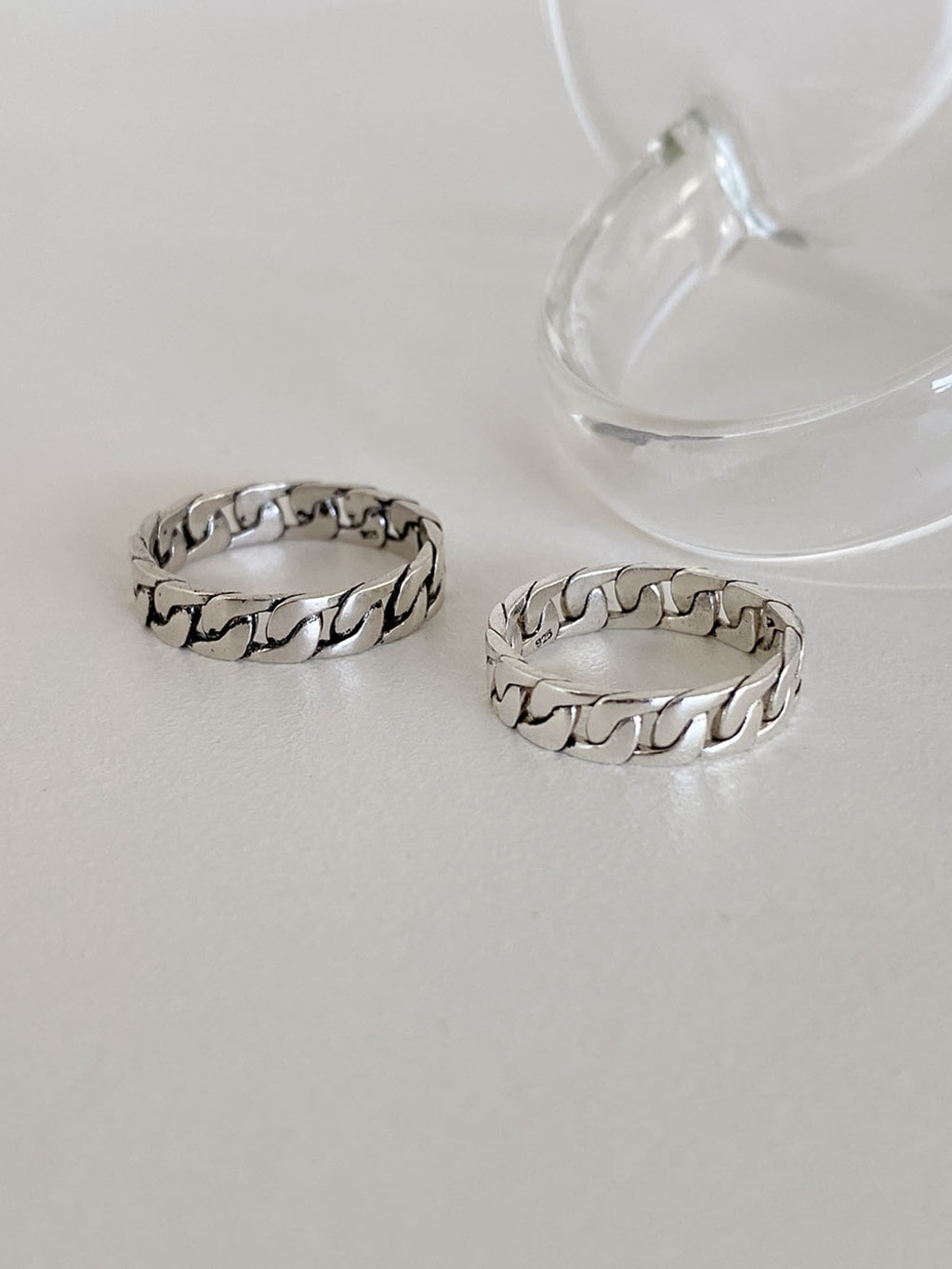 [unisex] bold chain ring